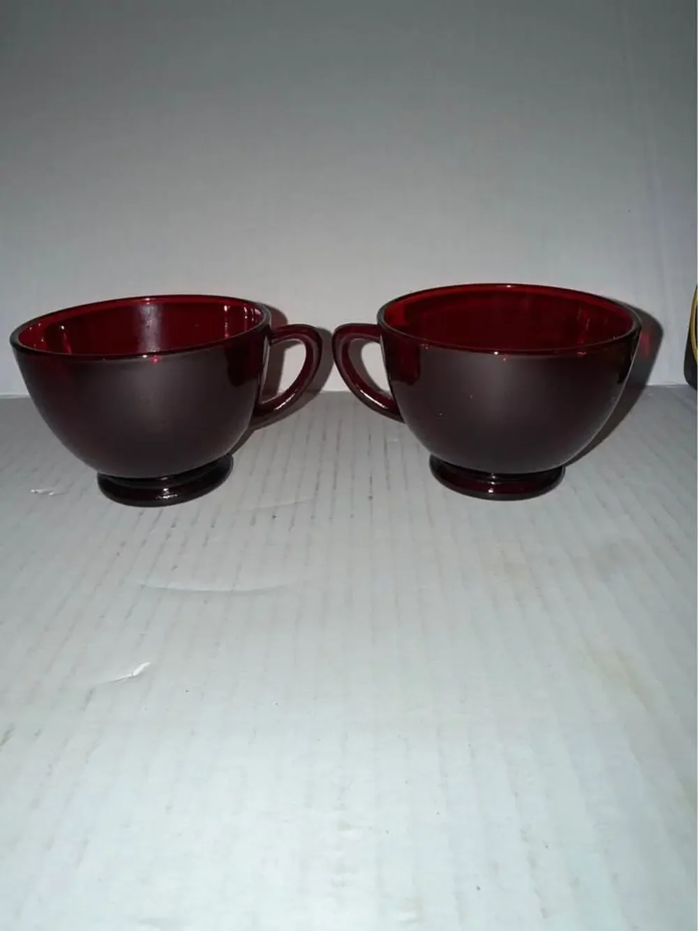Anchor Hocking Early American Prescut 3 Footed Clear Glass Candy Nut Dish